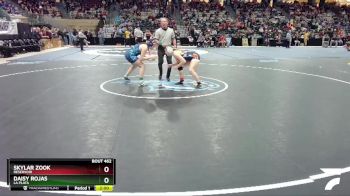 145 lbs Quarterfinal - Skylar Zook, Reservoir vs Daisy Rojas, La Plata