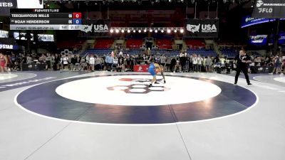 113 lbs Cons. Sub-rd Of 16 - Teequavious Mills, GA vs Noah Henderson, OK