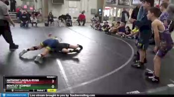 84 lbs Round 1 (8 Team) - Anthony Lagala-Ryan, Vougars Honors vs Bentley Schmidt, 84 Athletes