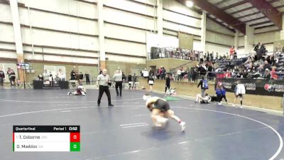 125 lbs Quarterfinal - Traedun Osborne, Juab Wrestling Club vs Oakley Maddox, Idaho