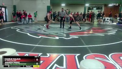 138 lbs Round 2 - Charlie Malkus, St. John`s College vs Andrew Panas, Benedictine College Preparatory School