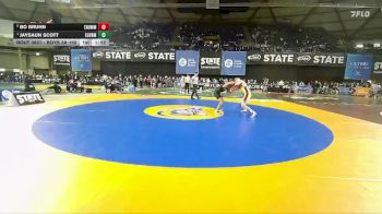 Boys 3A 150 lbs Quarterfinal - Jaysaun Scott, Evergreen (Vancouver) vs Bo Bruhn, Enumclaw