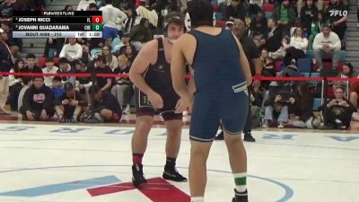 215 lbs Quarterfinal - Jovanni Guadarama, Cheyenne vs Joseph Nicci, Faith Lutheran