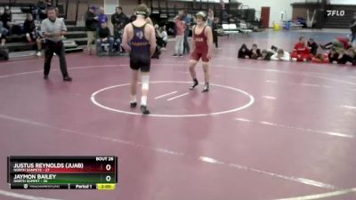 157 lbs Round 7 (8 Team) - Jaymon Bailey, North Summit vs Justus Reynolds (Juab), North Sanpete