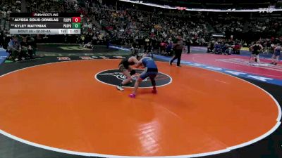 G130-4A Champ. Round 1 - Alyssa Solis-Ornelas, Fort Lupton Girls vs Kyley Matyniak, Pagosa Springs Girls