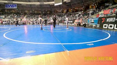 130 lbs Quarterfinal - Brinsley Sheridan, Warrior Ridge vs Ryker Hackney, Unaffiliated