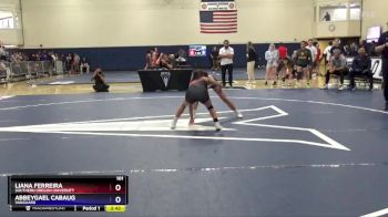 101 lbs Quarterfinal - Liana Ferreira, Southern Oregon University vs Abbeygael Cabaug, Vanguard