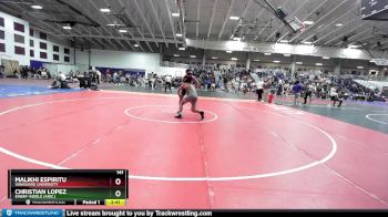 141 lbs Cons. Round 4 - Christian Lopez, Embry-Riddle (Ariz.) vs Malikhi Espiritu, Vanguard University