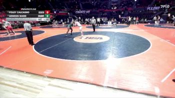 2A 215 lbs 3rd Place Match - Genesis Ward, Evergreen Park vs Foley Calcagno, Elmhurst (IC Catholic)