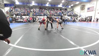 100 lbs 3rd Place - Aubrie Smittle, Wagoner Takedown Club vs Jacob Gomez, Salina Wrestling Club