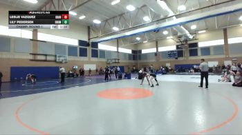 125lbs Champ. Round 1 - Leslie Vazquez, Granger (Girls) vs Lily Pedersen, Enumclaw (Girls)