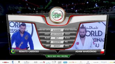 Adam Wardzinski vs Renato Cardoso 2020 Abu Dhabi World Pro