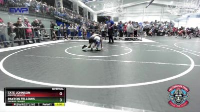 68 lbs Semifinal - Paxton Fellows, Firebird Trained vs Tate Johnson, Greater Heights