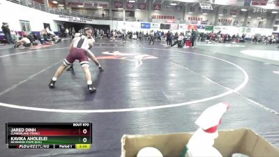 141 lbs Cons. Round 5 - Kavika Aholelei, Dickinson State (N.D.) vs Jared Dinh, Cumberland (Tenn.)