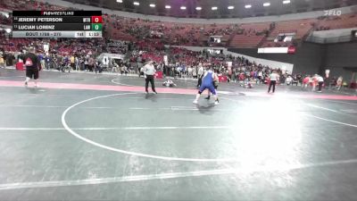 270 lbs Semifinal - Lucian Lorenz, LAW vs Jeremy Peterson, Markesan/Team Nazar