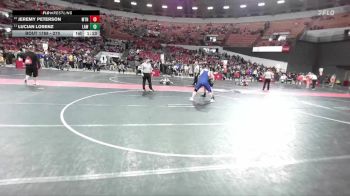 270 lbs Semifinal - Lucian Lorenz, LAW vs Jeremy Peterson, Markesan/Team Nazar