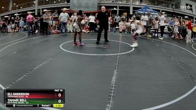 96 lbs Round 6 (8 Team) - Tamari Bell, Keystone Krush vs Eli Anderson, Takedown Elite