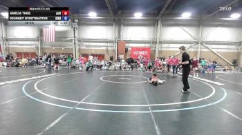 28 kg Rr Rnd 7 - Amelia Thiel, Lady Warriors United - GK8E vs Journey Strittmatter, South Hills Wrestling Academy - GK8E