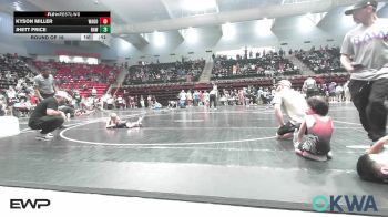 43 lbs Round Of 16 - Kyson Miller, Wagoner Takedown Club vs Jhett Price, Raw Wrestling Club