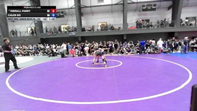 Junior Boys FS - 126 lbs Champ. Round 1 - Kimball Parry, WY vs Caleb Do, WA