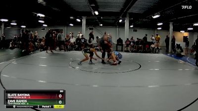 80 lbs Round 7 (8 Team) - Zave Ramos, Team Boogie Men vs Slate Bayona, Team Gotcha Blue