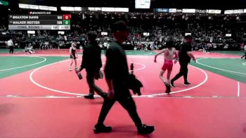 75 lbs Cons. Round 1 - Braxton Davis, WAD1 vs Walker Reitter, TWM1