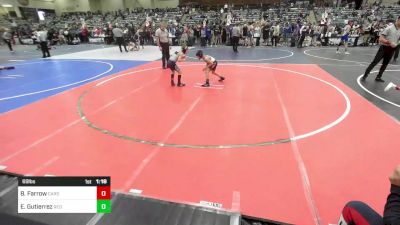 69 lbs Round Of 32 - Braden Farrow, Carson Bulldogs vs Ezequiel Gutierrez, Red Wave Wrestling