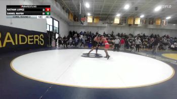165 lbs Cons. Round 2 - Nathan Lopez, Santa Ana vs Daniel Nafeh, Beverly Hills