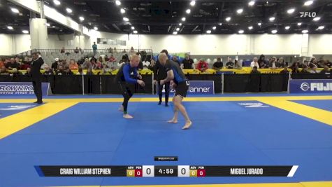 MIGUEL JURADO vs Craig William Stephen 2025 World IBJJF Jiu-Jitsu No-Gi Championship
