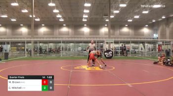 80 lbs Quarterfinal - Madden Brown, Indy All Stars vs Camryn Mitchell, Ohio Titan Red