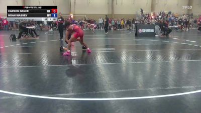 113 lbs Consi Of 16 #2 - Carson Nance, A1A Melbourne Wrestling vs Noah Massey, Eagles Wrestling Club