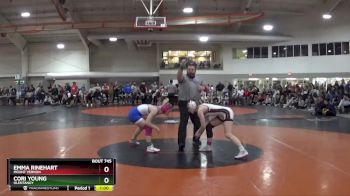 120 lbs 5th Place Match - Emma Rinehart, MOUNT VERNON vs Cori Young, OLENTANGY