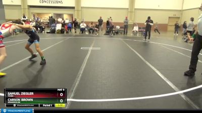 92 lbs Round 2 - Samuel Ziegler, TCWC vs Carson Brown, Grindhouse