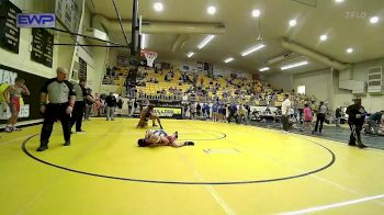 119 lbs Consi Of 4 - Zahid Zuniga, Tulsa Union vs Westin Crawford, Rogers Jr High