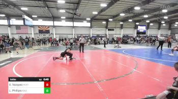 54 lbs Semifinal - Emilio Vazquez, Mustang WC vs Lincoln Phillips, Ravage WC