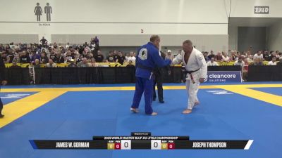 Joseph Thompson vs James W. Gorman 2025 World Master IBJJF Jiu-Jitsu Championship