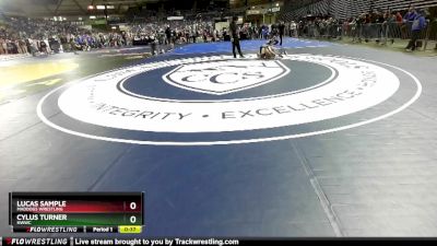 92 lbs Quarterfinal - Lucas Sample, Maddogs Wrestling vs Cylus Turner, NWWC