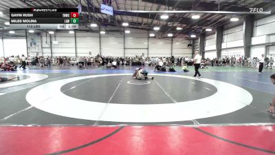 113 lbs Rr Rnd 3 - Gavin Rush, TNWC Black - HSB vs Miles Molina, LAW Blue - HSB