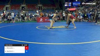 152 lbs Cons Semis - Jewel Gonzalez, New Jersey vs Alexandria Sanford, Washington