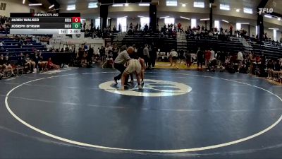 144 lbs 2nd Wrestleback (16 Team) - Joseph Byrum, Dawson County vs Jaden Walker, Heritage-Catoosa