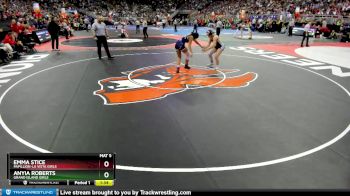 Semifinal - Emma Stice, Papillion-La Vista Girls vs Anyia Roberts, Grand Island Girls