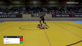 75 lbs Semifinal - Colton Lock, Team Punisher vs Kanton Marler, Verdigris WC