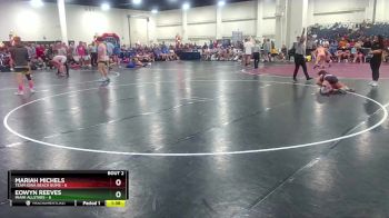 110 lbs Champ Round 1 (16 Team) - Mariah Michels, Team Iowa Beach Bums vs Eowyn Reeves, MIAMI ALLSTARS