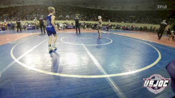 75 lbs Round Of 16 - Joseph Arsee Jr, R.A.W. vs Rayce La Fuente, Deer Creek Youth Wrestling