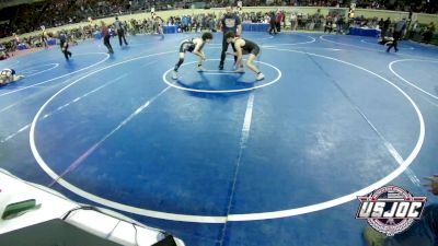 132 lbs Round Of 16 - Cade Hinshaw, Mustang vs Gabriel Tucker, Blaine County Grapplers