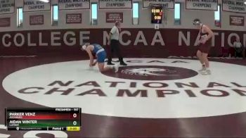 197 lbs Semifinal - Aidan Winter, Luther vs Parker Venz, Augsburg