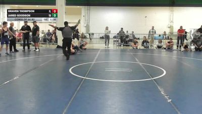 132 lbs Consi Of 64 #2 - Draven Thompson, FL vs Jared Goodson, VA