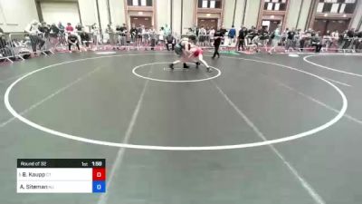 132 lbs Round Of 32 - Brady Kaupp, Ct vs Andrew Siteman, Nj