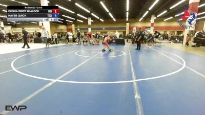 70 lbs 2nd Place - Elisha Price Blalock, Vici Wrestling Club vs Hayes Quick, Texans Wrestling Club