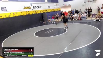 120 lbs Champ. Round 2 - Carlos Gandara, TigerStyle WC vs Aidian Taylor-Boswell, Way Out West